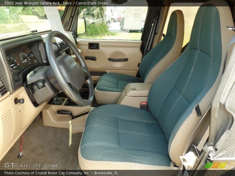 Black / Camel/Dark Green 2000 Jeep Wrangler Sahara 4x4