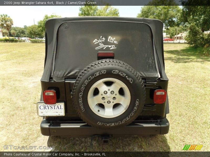 Black / Camel/Dark Green 2000 Jeep Wrangler Sahara 4x4