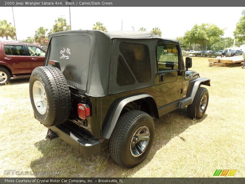 Black / Camel/Dark Green 2000 Jeep Wrangler Sahara 4x4