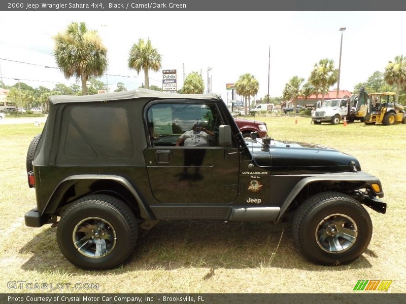 Black / Camel/Dark Green 2000 Jeep Wrangler Sahara 4x4