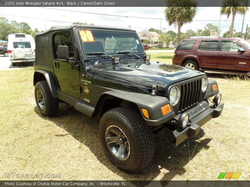 Black / Camel/Dark Green 2000 Jeep Wrangler Sahara 4x4