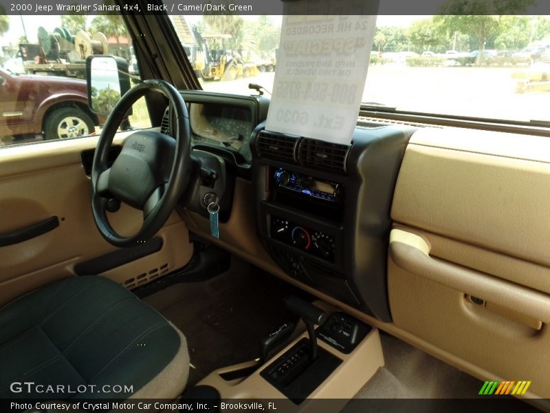 Black / Camel/Dark Green 2000 Jeep Wrangler Sahara 4x4