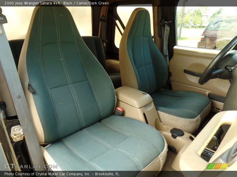 Black / Camel/Dark Green 2000 Jeep Wrangler Sahara 4x4