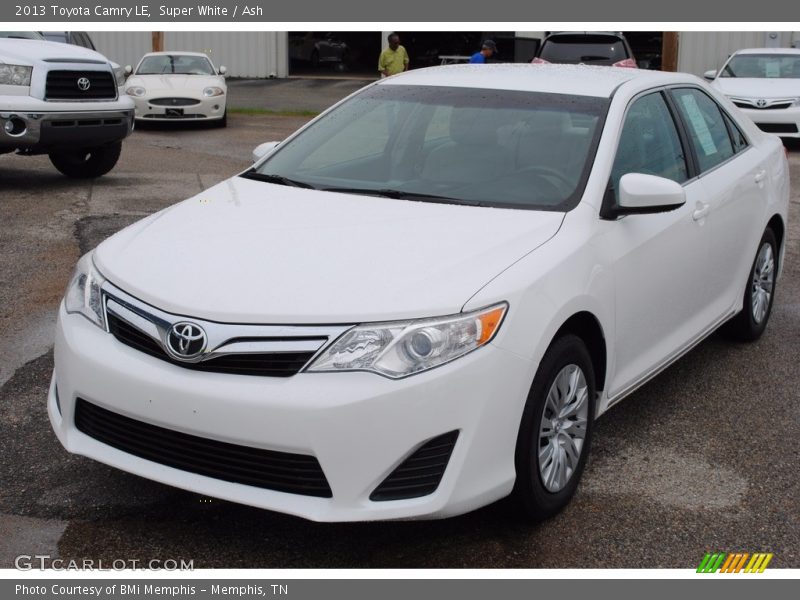 Super White / Ash 2013 Toyota Camry LE