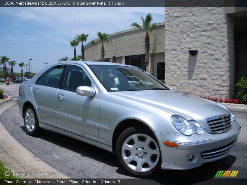 Iridium Silver Metallic / Black 2006 Mercedes-Benz C 280 Luxury