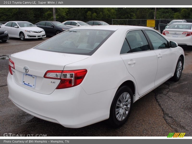 Super White / Ash 2013 Toyota Camry LE
