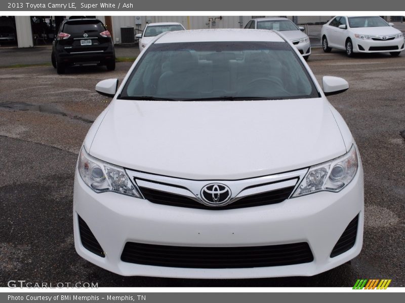 Super White / Ash 2013 Toyota Camry LE