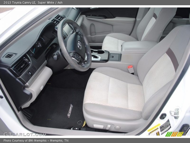 Super White / Ash 2013 Toyota Camry LE