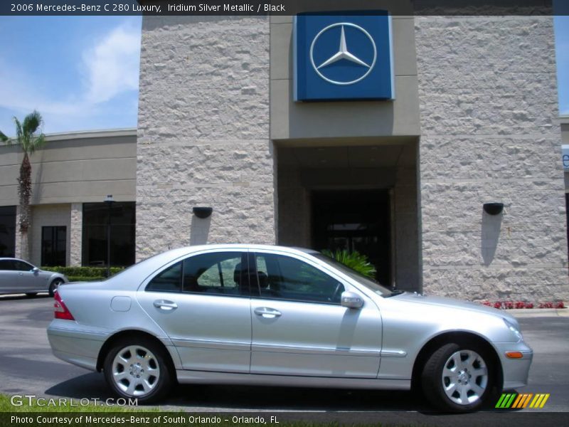 Iridium Silver Metallic / Black 2006 Mercedes-Benz C 280 Luxury