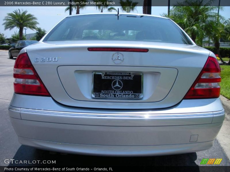 Iridium Silver Metallic / Black 2006 Mercedes-Benz C 280 Luxury