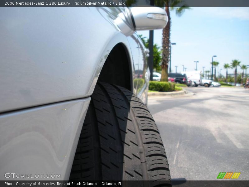 Iridium Silver Metallic / Black 2006 Mercedes-Benz C 280 Luxury