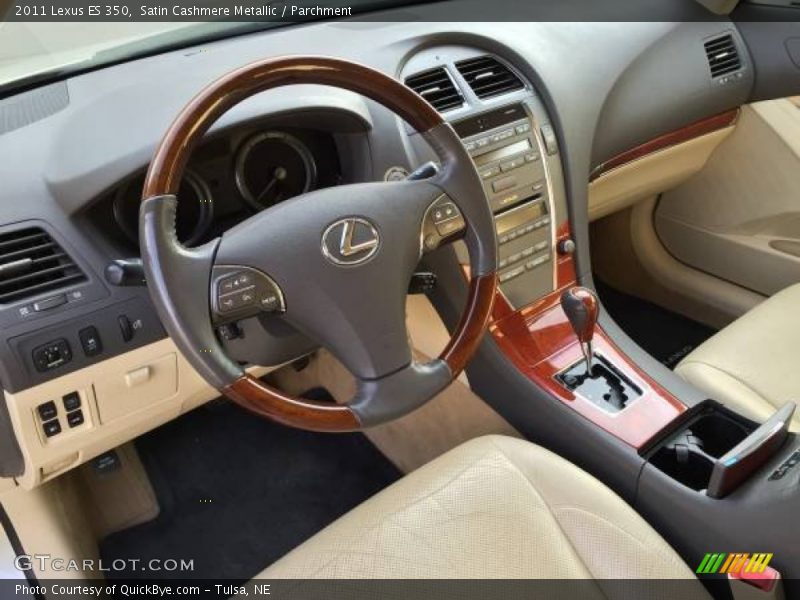 Satin Cashmere Metallic / Parchment 2011 Lexus ES 350