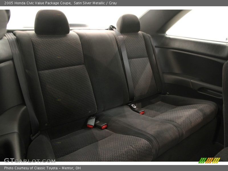 Satin Silver Metallic / Gray 2005 Honda Civic Value Package Coupe