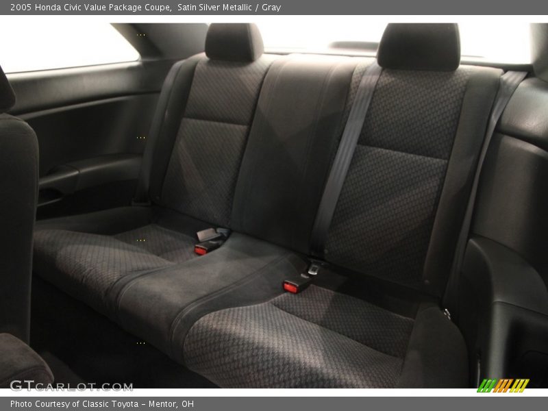 Satin Silver Metallic / Gray 2005 Honda Civic Value Package Coupe