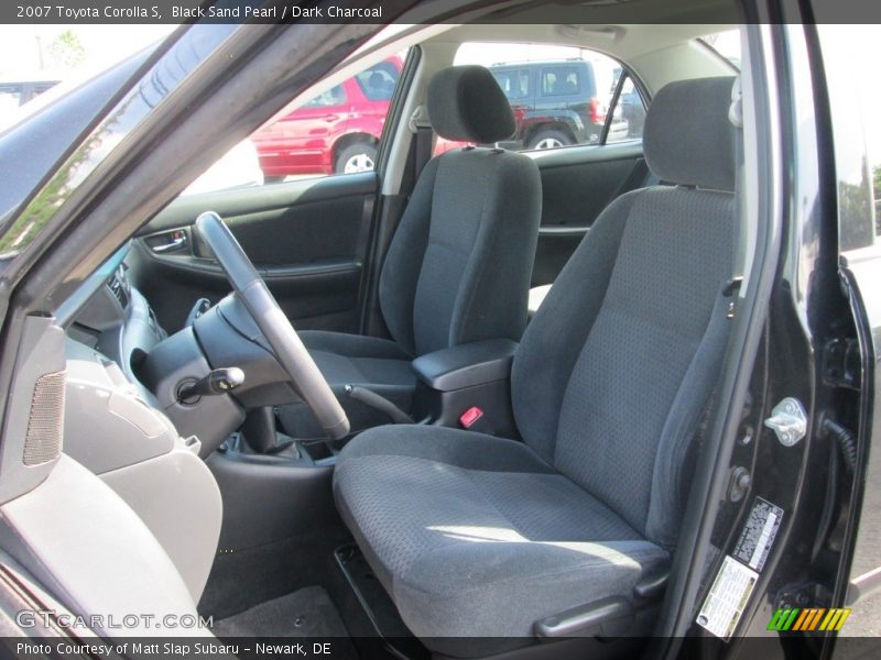 Black Sand Pearl / Dark Charcoal 2007 Toyota Corolla S