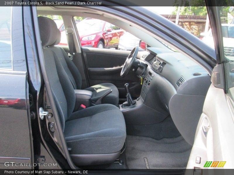 Black Sand Pearl / Dark Charcoal 2007 Toyota Corolla S
