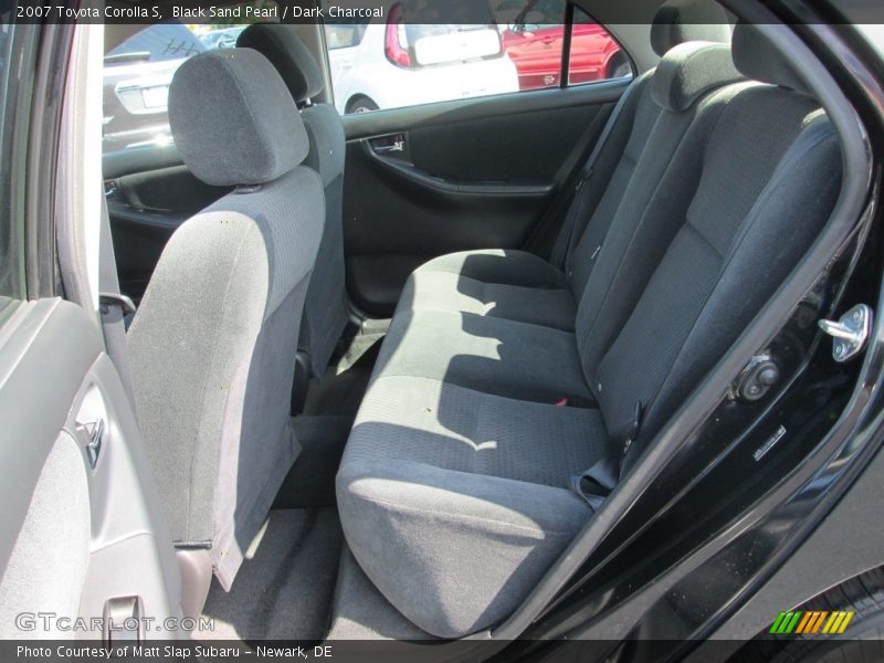 Black Sand Pearl / Dark Charcoal 2007 Toyota Corolla S