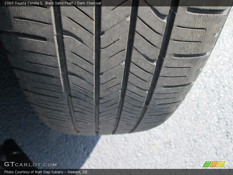 Black Sand Pearl / Dark Charcoal 2007 Toyota Corolla S