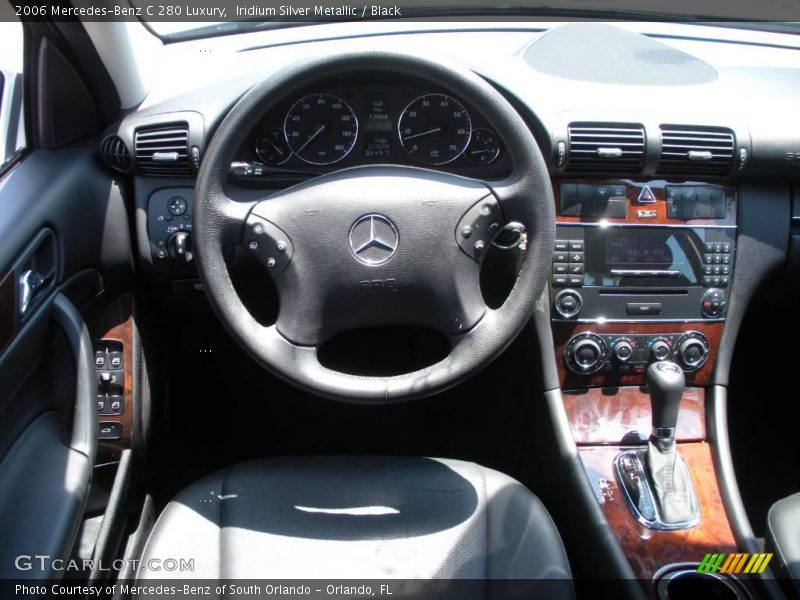 Iridium Silver Metallic / Black 2006 Mercedes-Benz C 280 Luxury