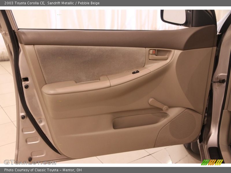 Sandrift Metallic / Pebble Beige 2003 Toyota Corolla CE