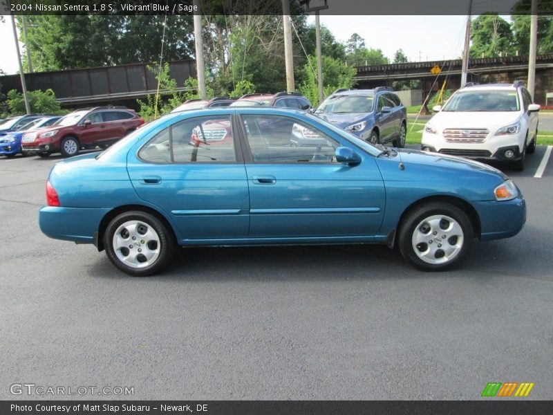 Vibrant Blue / Sage 2004 Nissan Sentra 1.8 S
