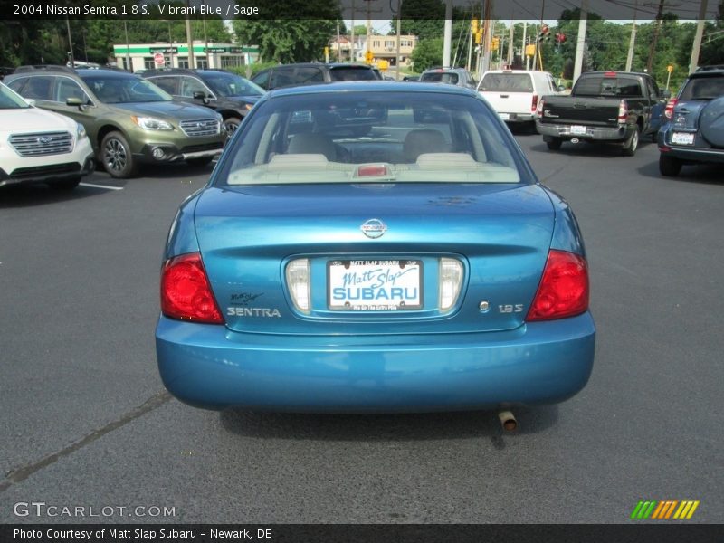 Vibrant Blue / Sage 2004 Nissan Sentra 1.8 S