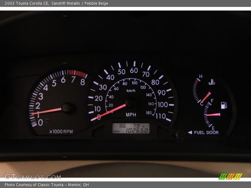 Sandrift Metallic / Pebble Beige 2003 Toyota Corolla CE