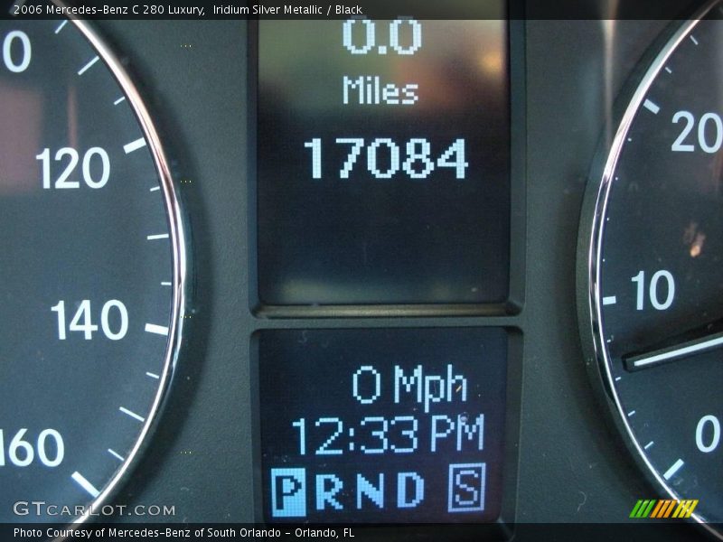 Iridium Silver Metallic / Black 2006 Mercedes-Benz C 280 Luxury