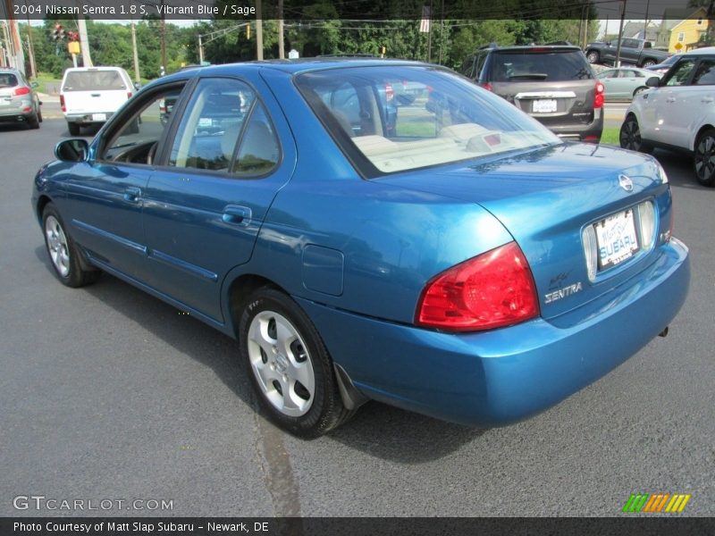 Vibrant Blue / Sage 2004 Nissan Sentra 1.8 S