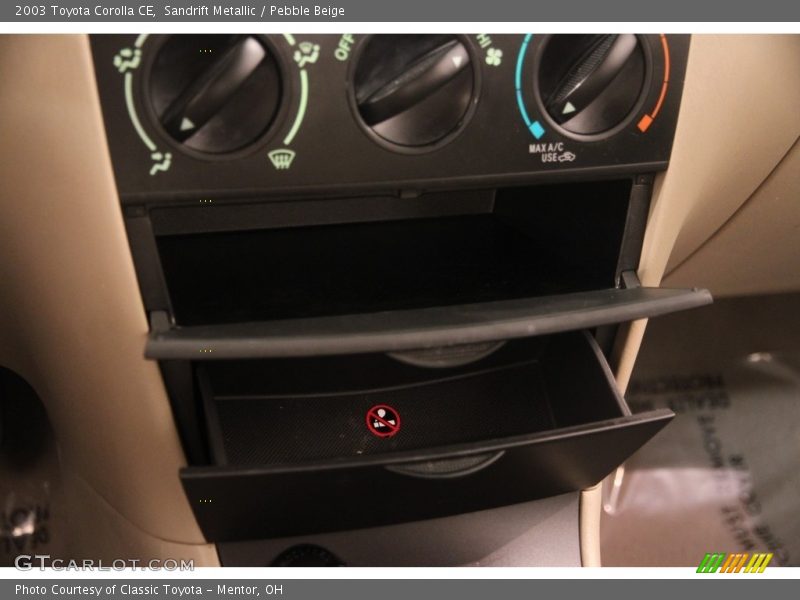 Sandrift Metallic / Pebble Beige 2003 Toyota Corolla CE