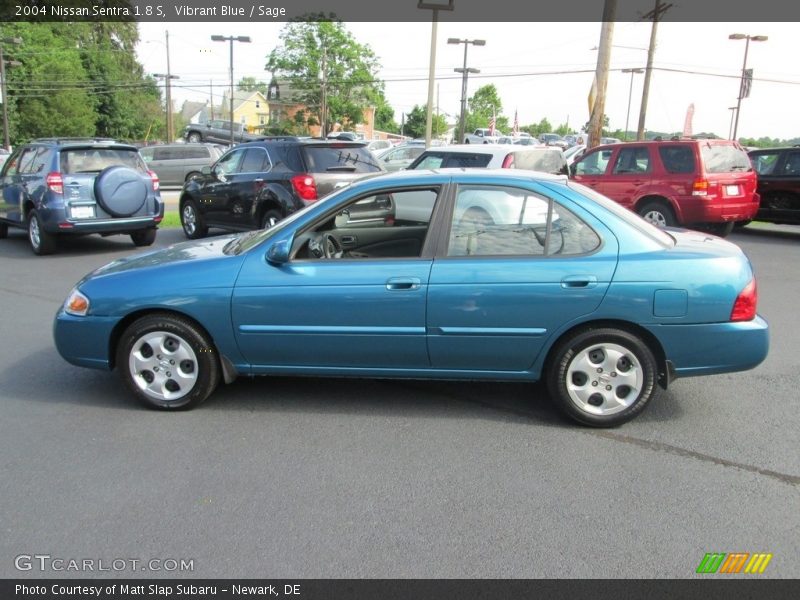 Vibrant Blue / Sage 2004 Nissan Sentra 1.8 S