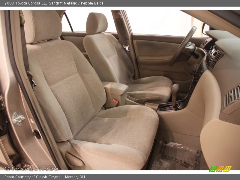 Sandrift Metallic / Pebble Beige 2003 Toyota Corolla CE