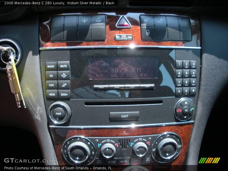Iridium Silver Metallic / Black 2006 Mercedes-Benz C 280 Luxury