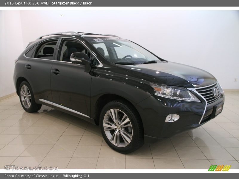 Stargazer Black / Black 2015 Lexus RX 350 AWD