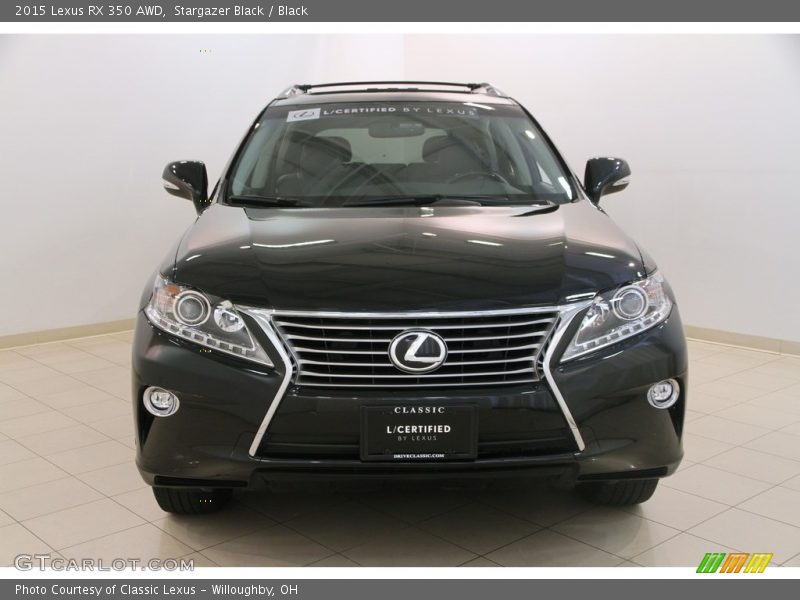 Stargazer Black / Black 2015 Lexus RX 350 AWD
