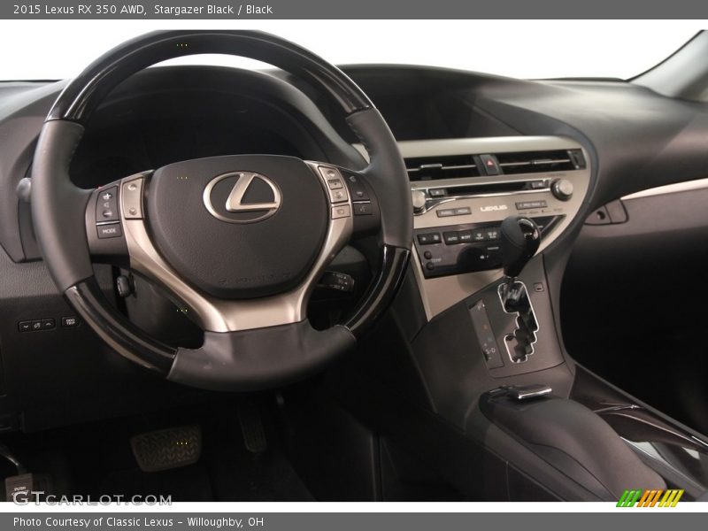 Dashboard of 2015 RX 350 AWD