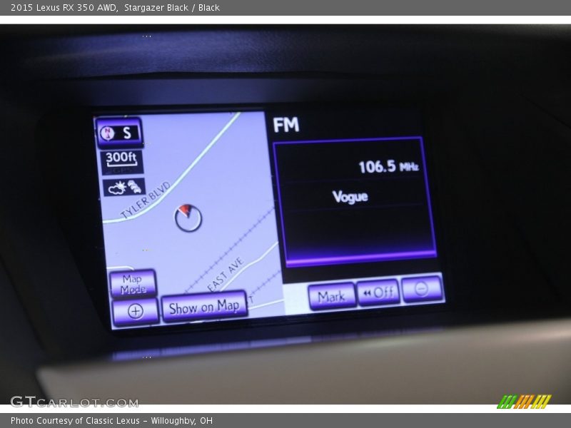 Stargazer Black / Black 2015 Lexus RX 350 AWD