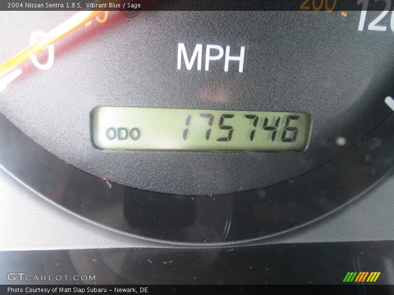 Vibrant Blue / Sage 2004 Nissan Sentra 1.8 S