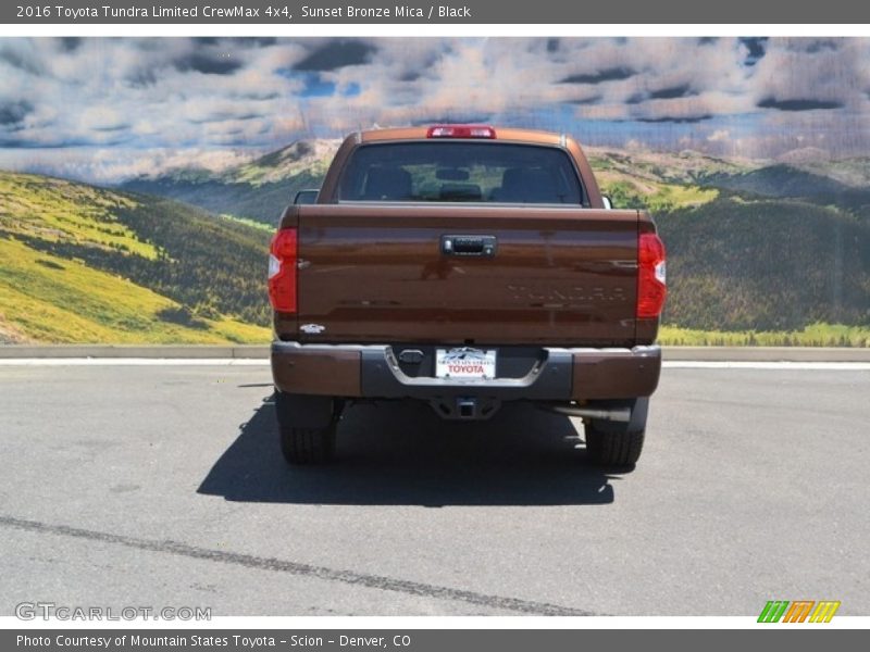 Sunset Bronze Mica / Black 2016 Toyota Tundra Limited CrewMax 4x4