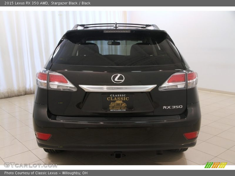 Stargazer Black / Black 2015 Lexus RX 350 AWD