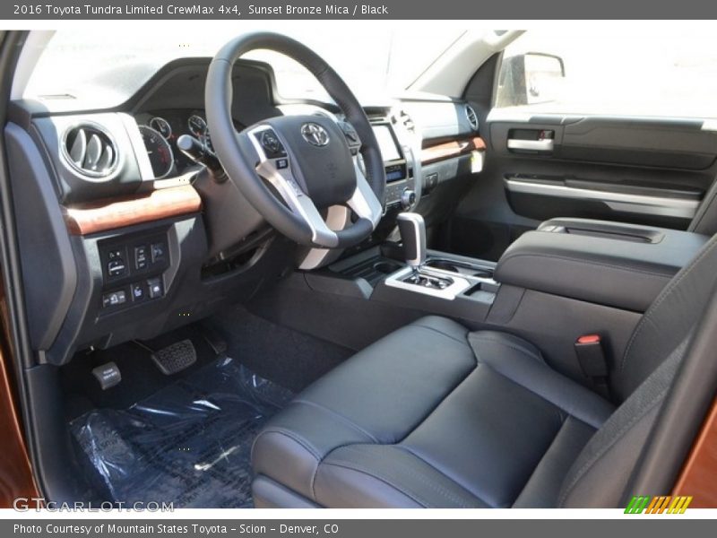 Sunset Bronze Mica / Black 2016 Toyota Tundra Limited CrewMax 4x4