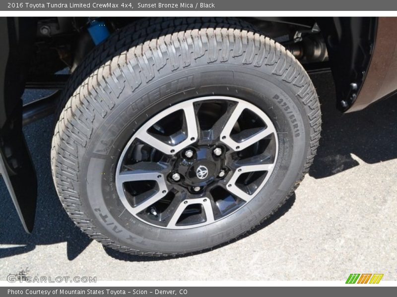 Sunset Bronze Mica / Black 2016 Toyota Tundra Limited CrewMax 4x4