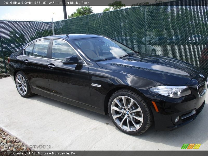 Jet Black / Black 2016 BMW 5 Series 535i xDrive Sedan