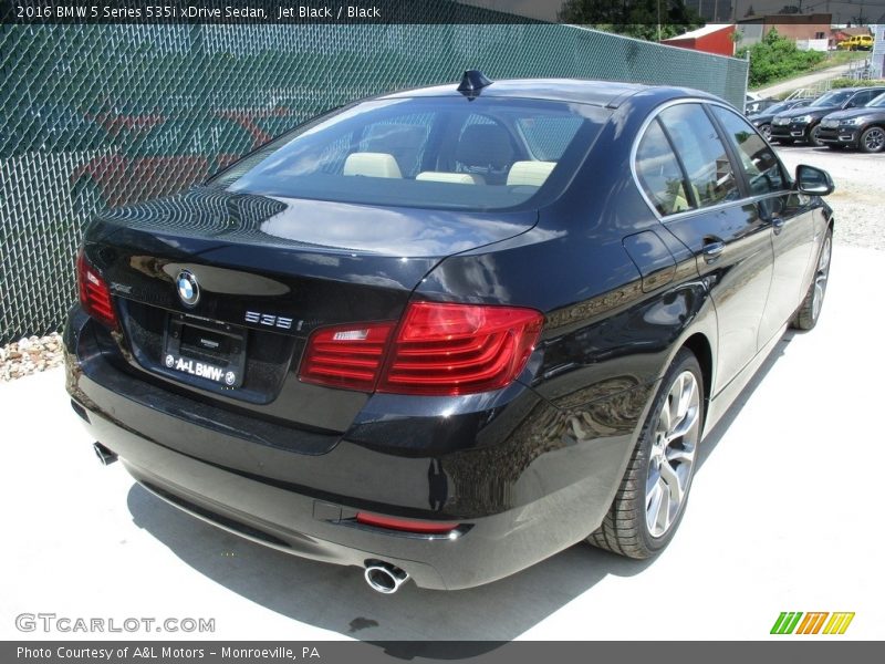 Jet Black / Black 2016 BMW 5 Series 535i xDrive Sedan