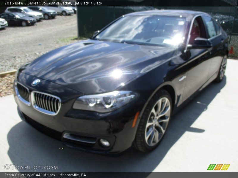 Jet Black / Black 2016 BMW 5 Series 535i xDrive Sedan