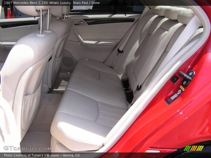 Mars Red / Stone 2007 Mercedes-Benz C 280 4Matic Luxury
