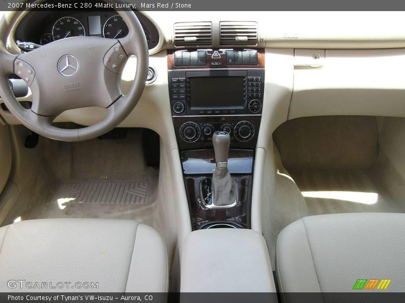 Mars Red / Stone 2007 Mercedes-Benz C 280 4Matic Luxury