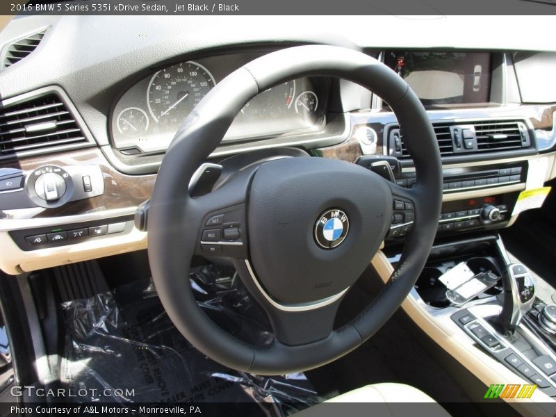 Jet Black / Black 2016 BMW 5 Series 535i xDrive Sedan