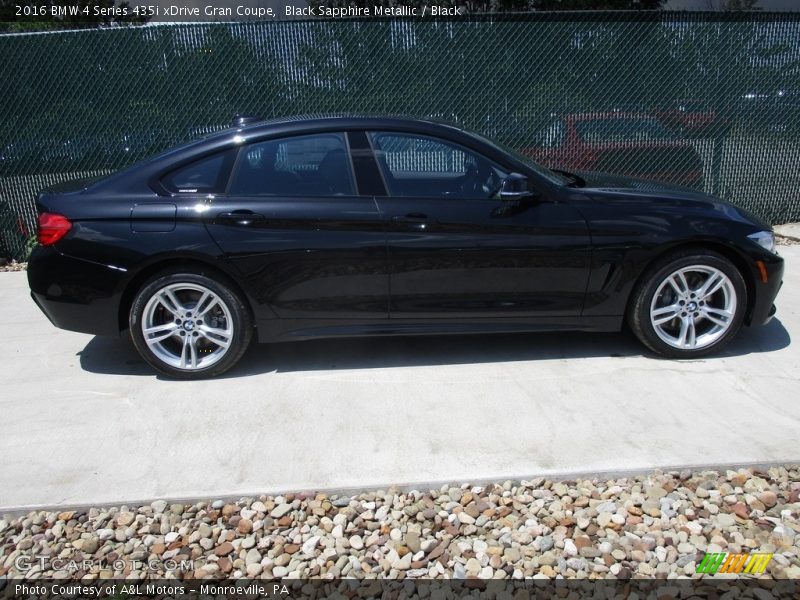 Black Sapphire Metallic / Black 2016 BMW 4 Series 435i xDrive Gran Coupe