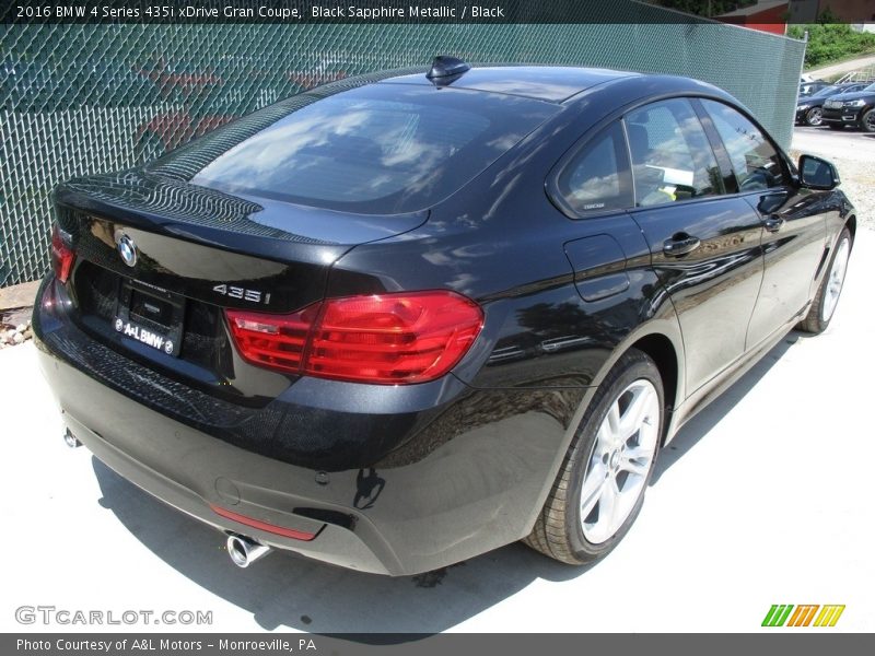 Black Sapphire Metallic / Black 2016 BMW 4 Series 435i xDrive Gran Coupe